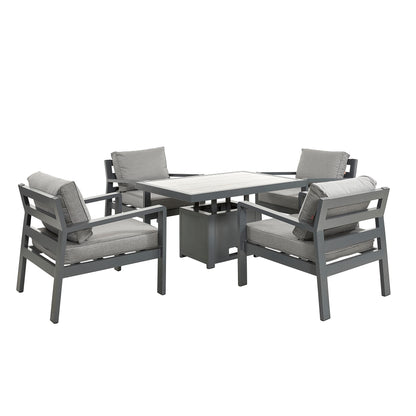 Rectangular Table with Four Chairs