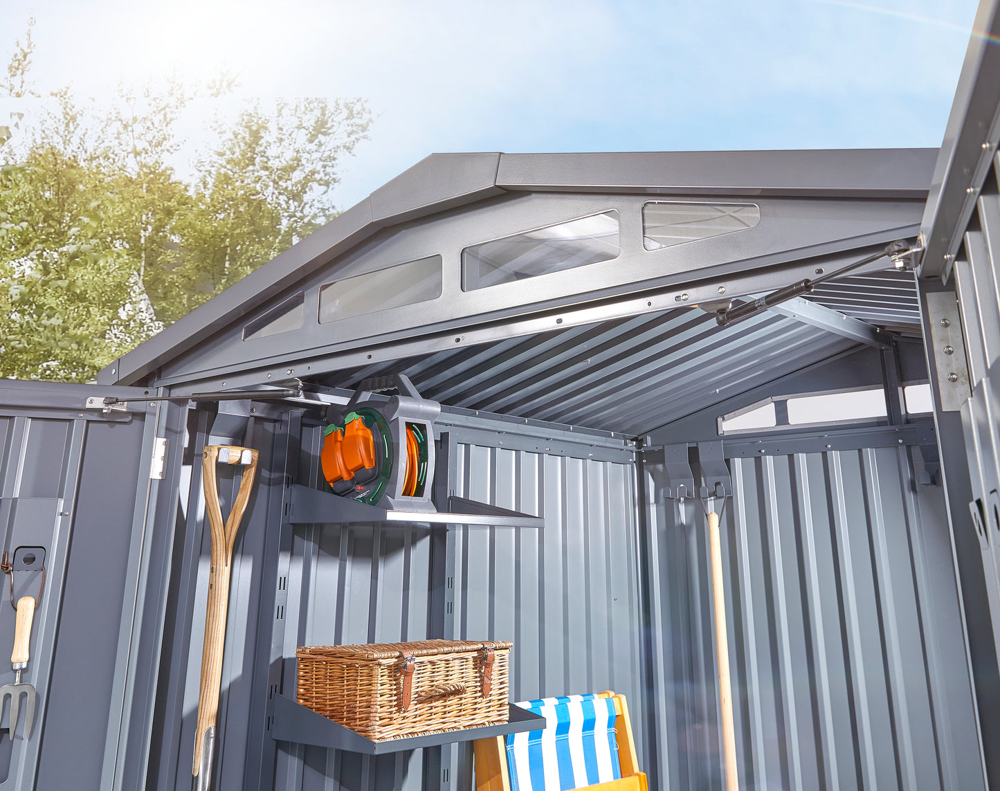 HEX Living - Alton – Apex Metal Outdoor Shed