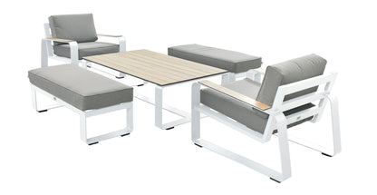 HEX Living- Sandon Bench and Chair Set - Beyond outdoor living