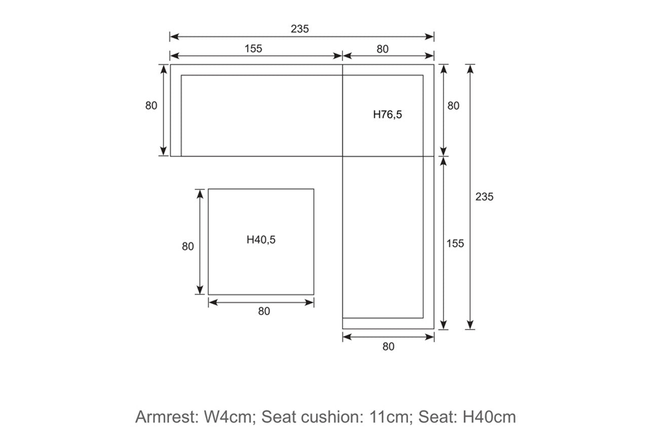 Garden Impressions - Pescara Corner Set - Beyond outdoor living