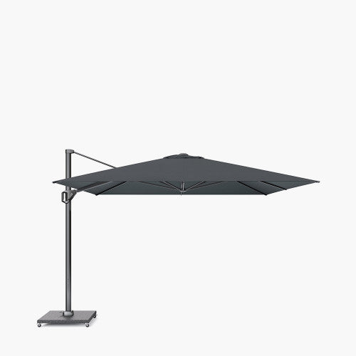 Pacific Lifestyle - Challenger Telescopic T1 3.5m Square Faded Black Parasol - Beyond outdoor living