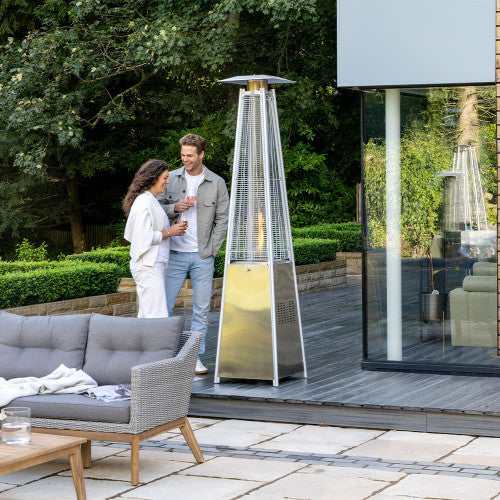Pacific Lifestyle - Stainless Steel Quadrilateral Patio Heater - Beyond outdoor living