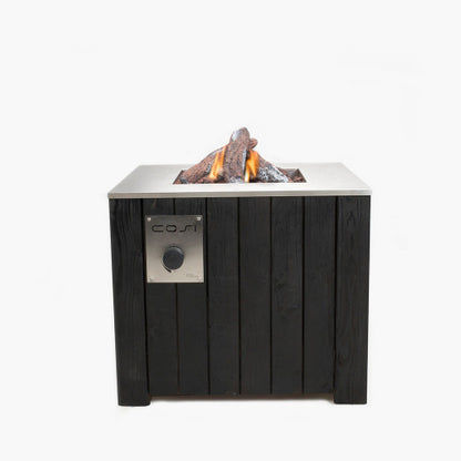 Pacific Lifestyle - Cosicube 70 Black Fire Pit - Beyond outdoor living