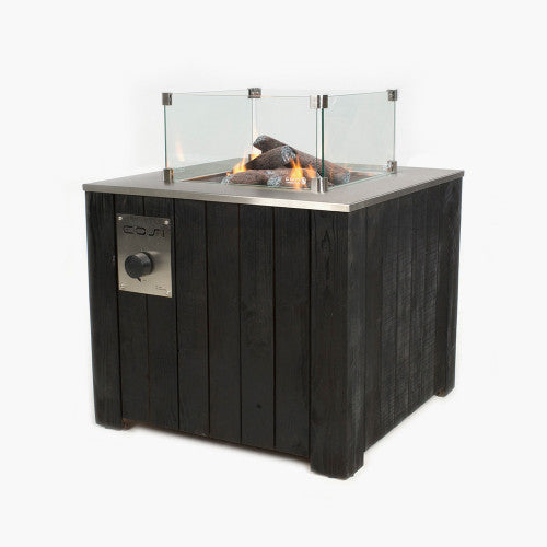 Pacific Lifestyle - Cosicube 70 Black Fire Pit - Beyond outdoor living