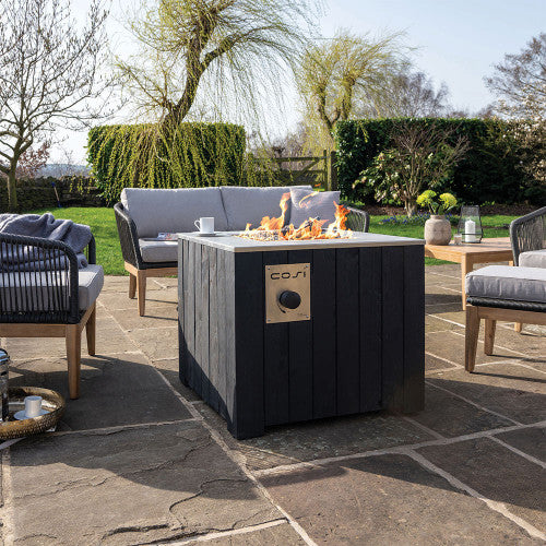 Pacific Lifestyle - Cosicube 70 Black Fire Pit - Beyond outdoor living