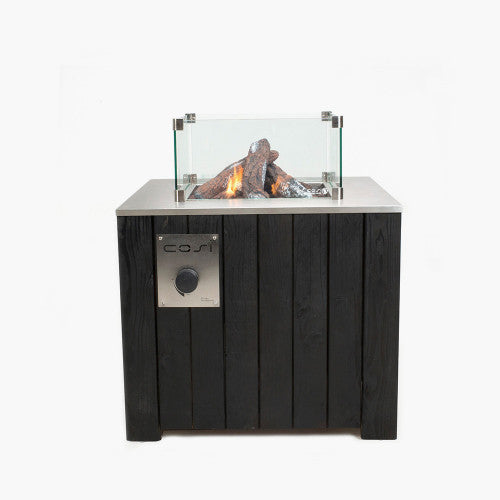 Pacific Lifestyle - Cosicube 70 Black Fire Pit - Beyond outdoor living