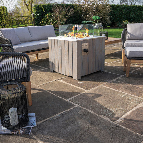 Pacific Lifestyle - Cosicube 70 Grey Wash Fire Pit - Beyond outdoor living