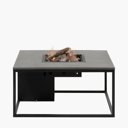 Pacific Lifestyle - Cosiloft 100 Black and Grey Fire Pit Table - Beyond outdoor living