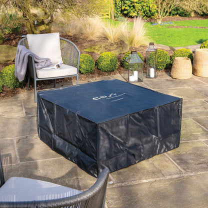 Pacific Lifestyle - Cosiloft 100 Black and Grey Fire Pit Table - Beyond outdoor living