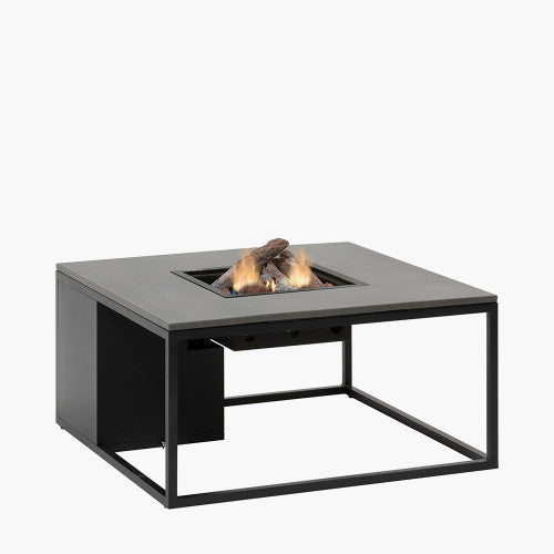 Pacific Lifestyle - Cosiloft 100 Black and Grey Fire Pit Table - Beyond outdoor living