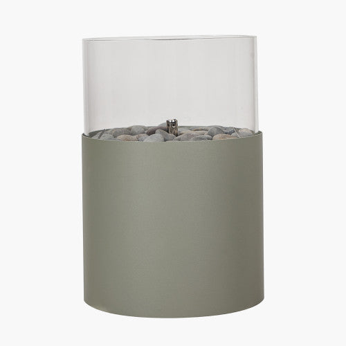 Pacific Lifestyle - Cosiscoop Extra Large Olive Green Fire Lantern - Beyond outdoor living