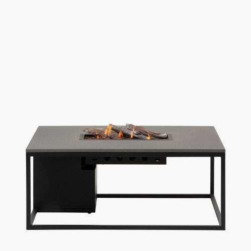 Pacific Lifestyle - Cosiloft 120 Black and Grey Fire Pit Table - Beyond outdoor living