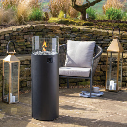 Pacific Lifestyle -  Cosiscoop Pillar Black Lantern - Beyond outdoor living