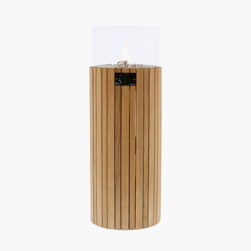 Pacific Lifestyle - Cosiscoop Pillar Teak Lantern - Beyond outdoor living