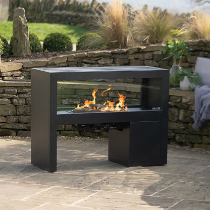 Pacific Lifestyle - Cosivista 120 Black Fire Pit - Beyond outdoor living