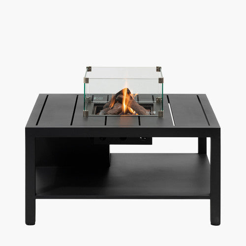 Pacific Lifestyle - Cosiflow 100 Square Anthracite Fire Pit Table - Beyond outdoor living