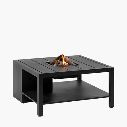 Pacific Lifestyle - Cosiflow 100 Square Anthracite Fire Pit Table - Beyond outdoor living