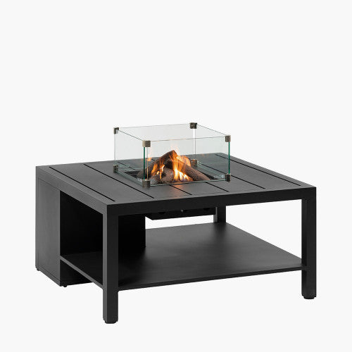 Pacific Lifestyle - Cosiflow 100 Square Anthracite Fire Pit Table - Beyond outdoor living