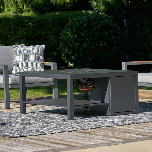 Pacific Lifestyle - Cosiflow 100 Square Anthracite Fire Pit Table - Beyond outdoor living