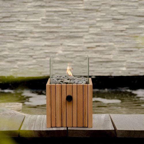 Pacific Lifestyle - Cosiscoop Timber Square Fire Lantern - Beyond outdoor living