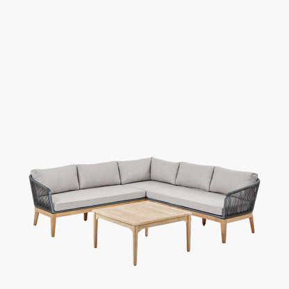 Pacific Lifestyle- Honolulu Corner Set Grey K/D - Beyond outdoor living