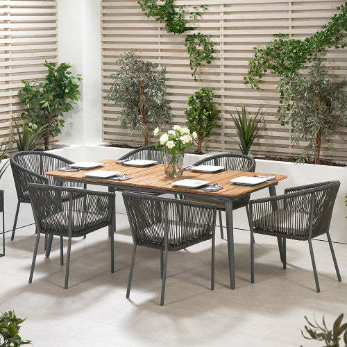 Pacific Lifestyle - Reims Dining Set Grey - Beyond outdoor living