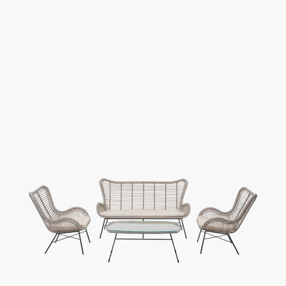 Pacific Lifestyle - Brisbane Lounge Set Grey - Beyond outdoor living