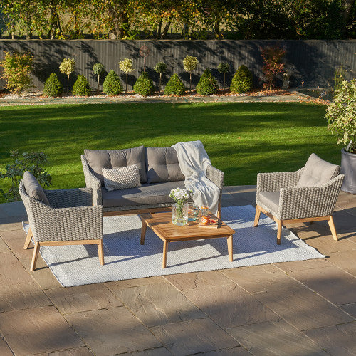 Pacific Lifestyle - Larissa Lounge Set Kubu Grey K/D - Beyond outdoor living