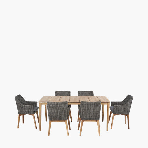 Pacific Lifestyle - Larissa Dining Set Kubu Grey K/D - Beyond outdoor living