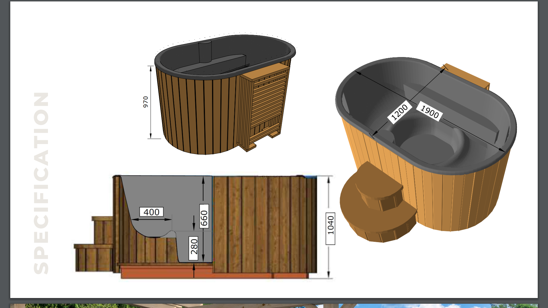 Bergen Wooden 2 Person Hot Tub - Beyond outdoor living