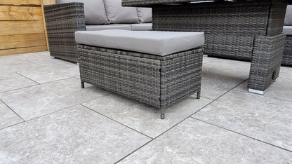 Signature Weave - Catalina corner dining sofa with lift table & ice bucket - Beyond outdoor living