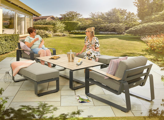 HEX Living- Sandon Bench and Chair Set - Beyond outdoor living