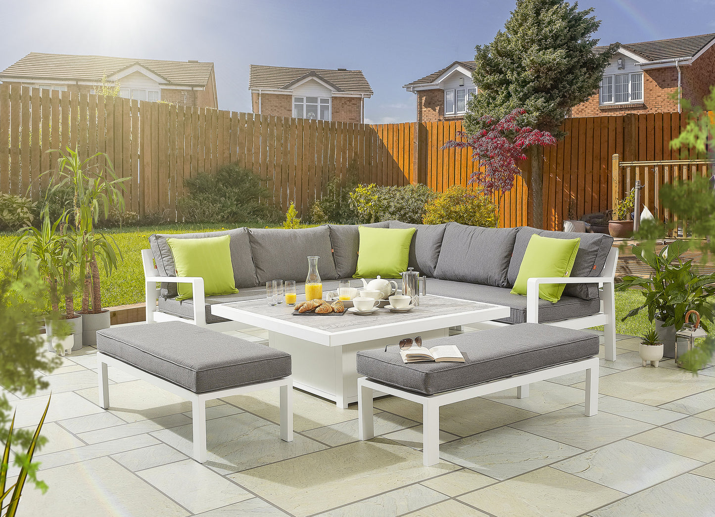 HEX Living - Tutbury Corner Garden Sofa