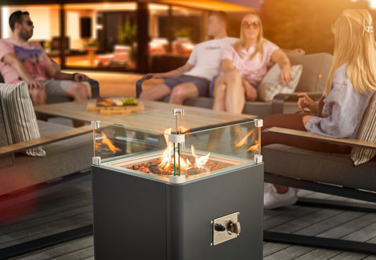 HEX Living - Sandon Gas Fire Pit Tower - Beyond outdoor living