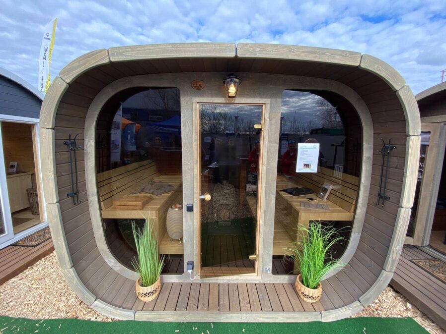 Oslo – Cube Shaped Outdoor Sauna - Beyond outdoor living