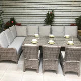 Signature Weave - Rattan Large Corner Sofa with 3 Armless chairs Set | Alexandra - Beyond outdoor living