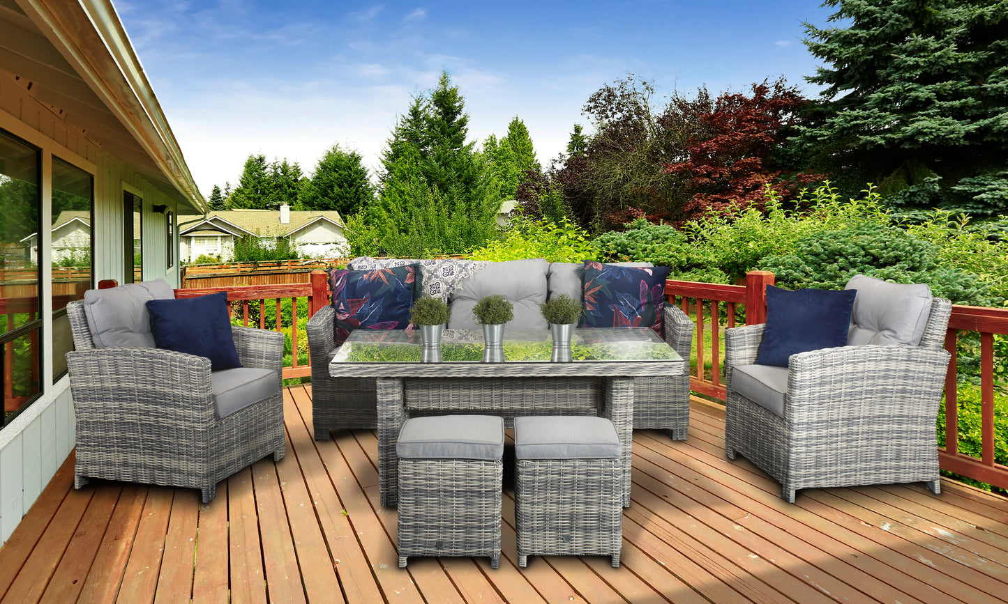 Signature Weave - Amy Sofa Dining Set - Beyond outdoor living