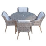 Signature Weave - Danielle 4 Seat Dining Set - Beyond outdoor living