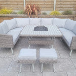 Signature Weave -Danielle  U Shaped Corner Sofa Set - Beyond outdoor living