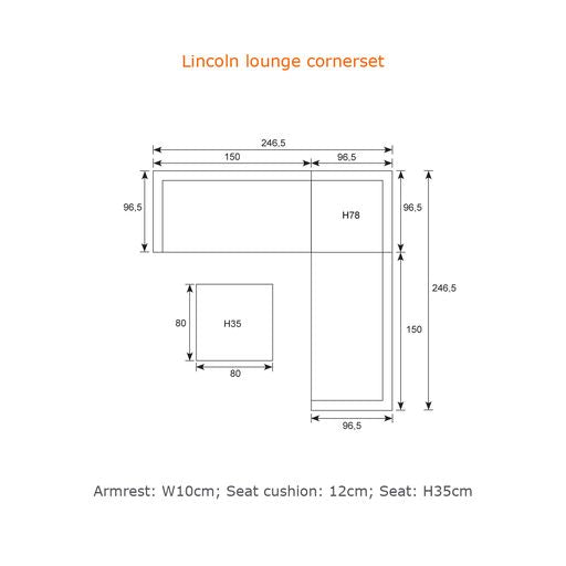 Garden Impressions- Lincoln Corner Group And Footstool - Beyond outdoor living