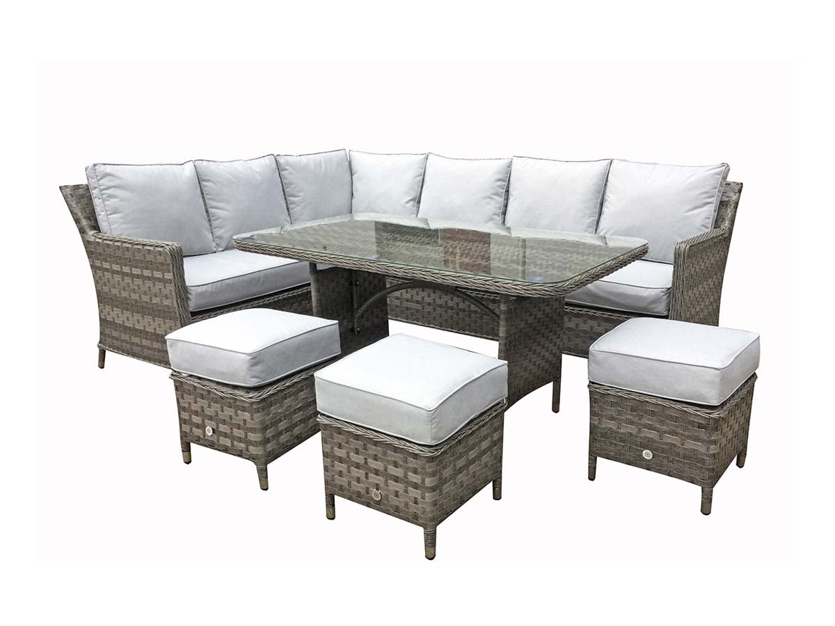 Signature Weave - Edwina Corner Dining Sofa 7 Seats - Beyond outdoor living