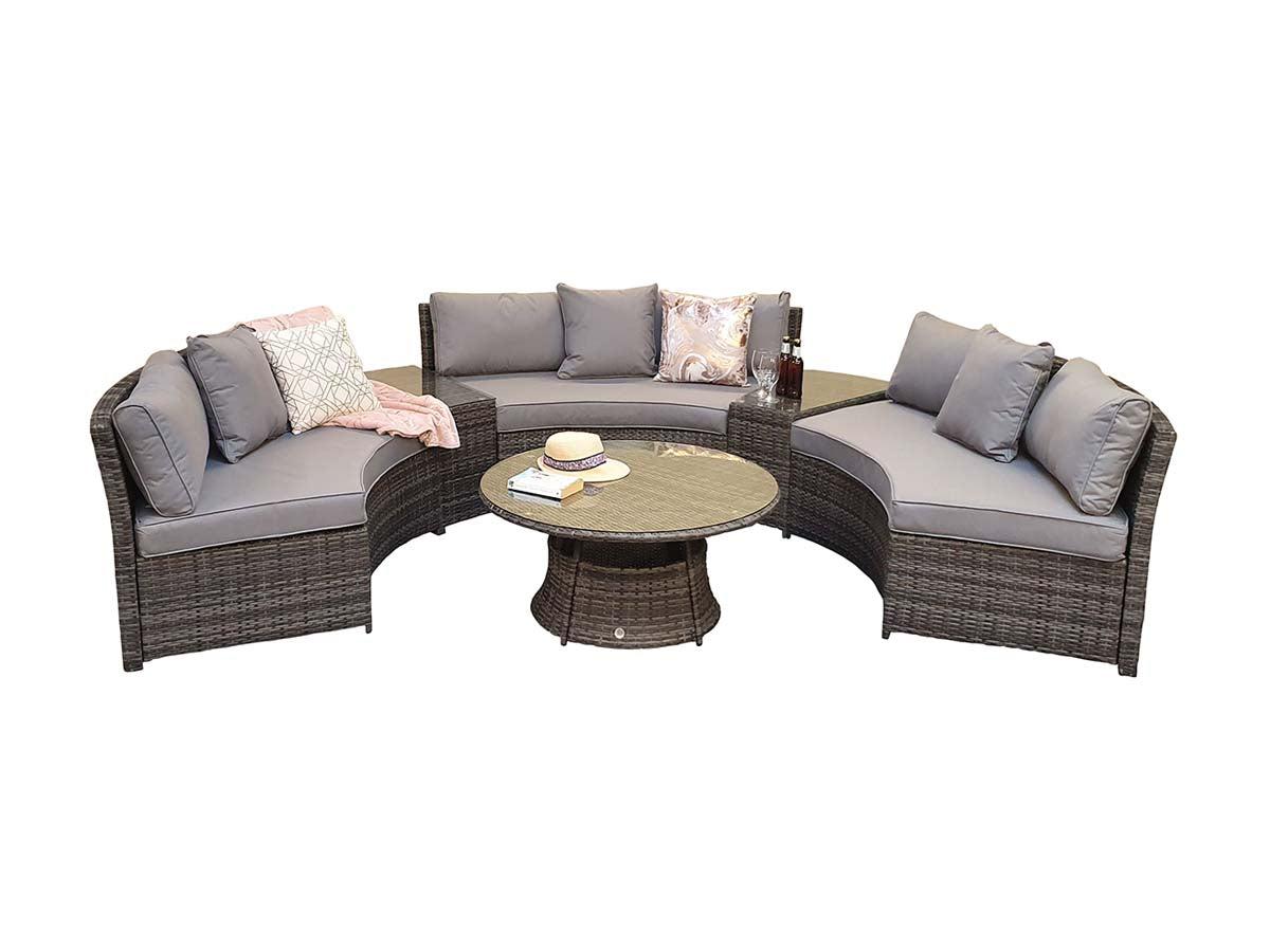 Signature Weave - Juliet Half Moon Sofa Set - Beyond outdoor living