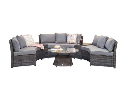 Signature Weave - Juliet Half Moon Sofa Set - Beyond outdoor living