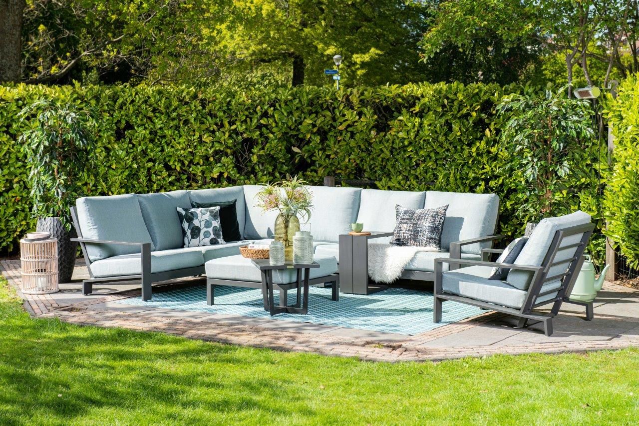 Garden Impressions- Lincoln Corner Group And Footstool - Beyond outdoor living